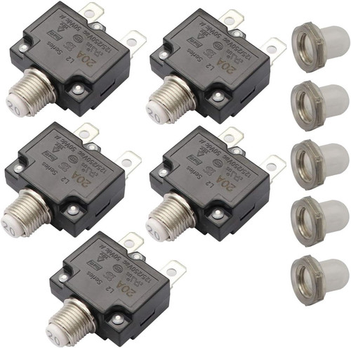 5pcs series 20a amp - 20a, thermal